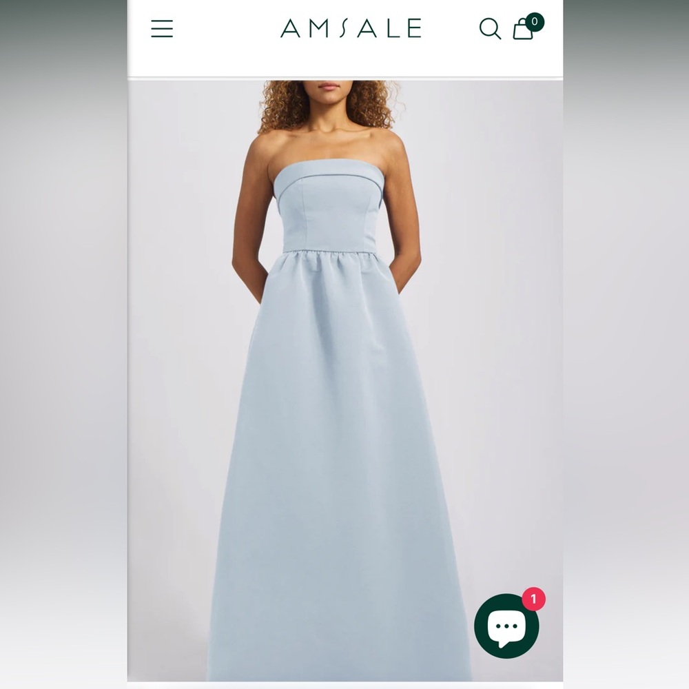 Amsale Rene Bridesmaid Dress (size 10)